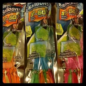 Water ballons self sealing x12 pks